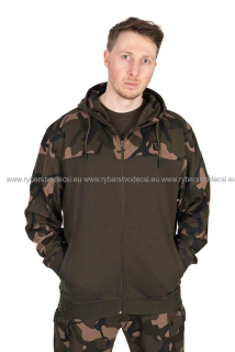 Fox Mikina LW Khaki Camo Split Zip Hoody